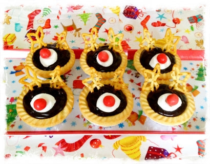 Chocolate Reindeer Tarts