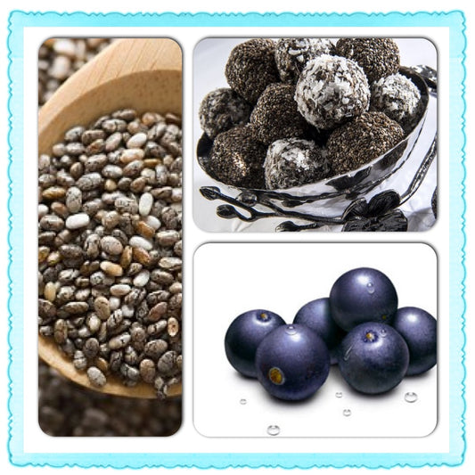 Delicious, Decadent and Healthy Dessert: Acai Chia Truffles (No Bake Recipe)