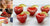 Strawberry margarita jelly shots