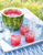Watermelon bowl with vodka punch