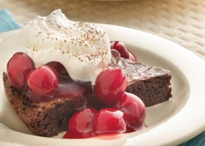 The black forrest brownie dessert