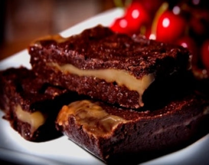 Caramel Centered Brownies