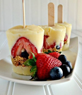 Yummy Cheesecake Popsicles