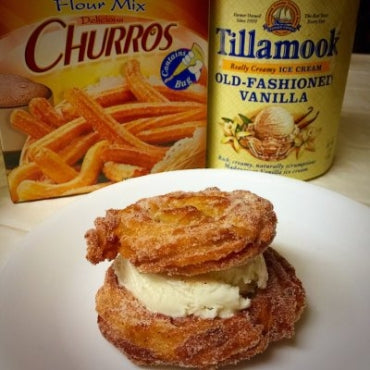 Churro Ice cream sandwiches