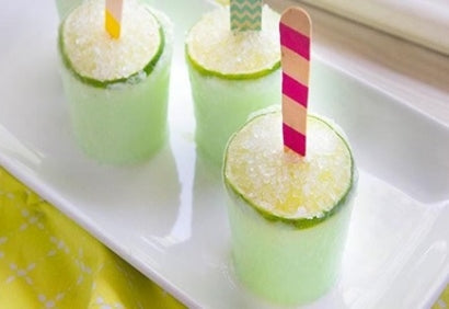 Frozen Margarita Yogurt Pops Recipe