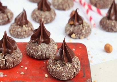 Hazel nut thumb print cookies recipe