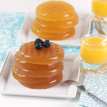 Blueberry Flavoured Jelly Waffles
