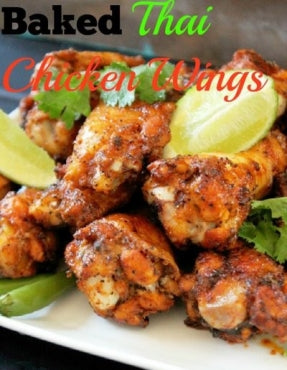How to make baked thai chicken wings