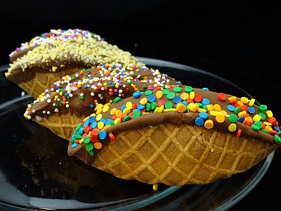 How to make ice cream tacos