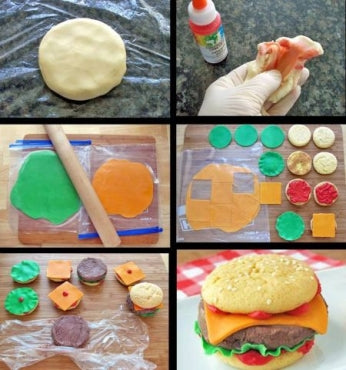 How to make an ice cream cheeseburger