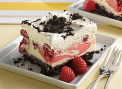 Raspberry Fudge Swirl Ice Cream