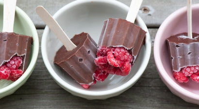 Raspberry Fudge Pops