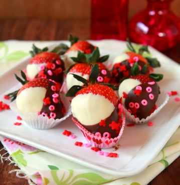 Cute Valentine Themed Strawberries