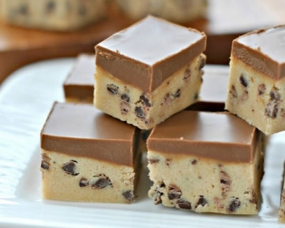 Peanut cookie dough bars