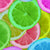 Coloured Lemon Slices