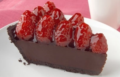 How to make a raspberry topped ganache pie