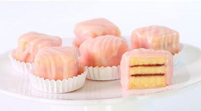 How to make raspberry petit fours