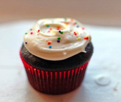 Dark Chocolate Red wine Cupcakes