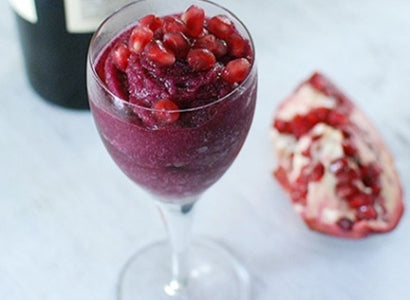 Red wine sorbet