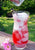 Strawberry rose cream soda
