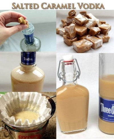 How to make salted caramel vodka