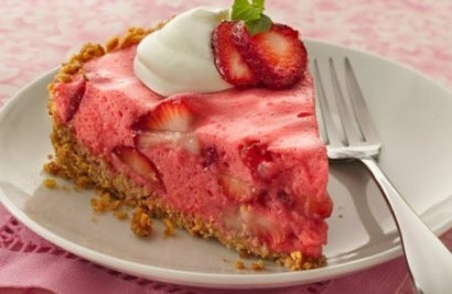 Fluffy Strawberry Pie with Pretzel Crust Recipe