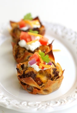 Mini Taco Cupcakes