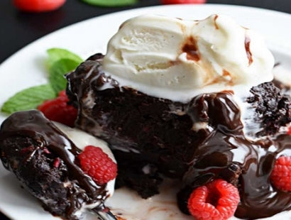 Raspberry Fudge Chocolate Brownies Recipe