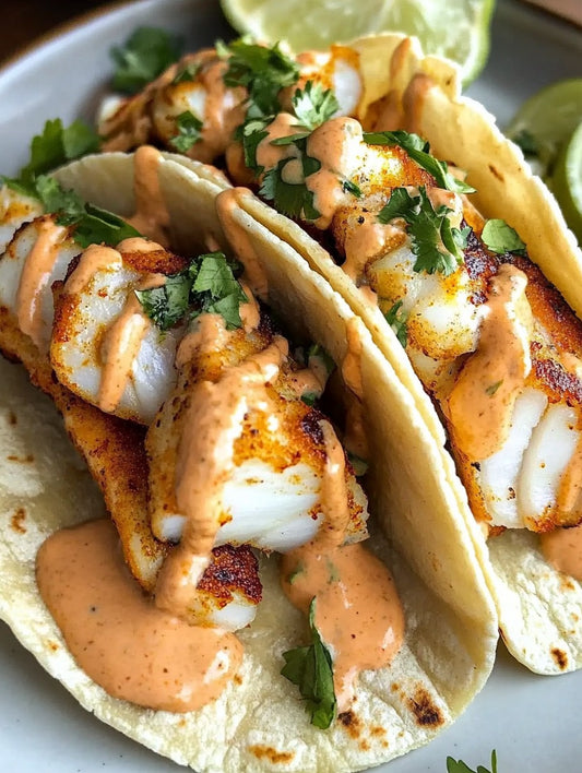 Zesty Fish Tacos with Spicy Sriracha Lime Sauce [BEST RECIPE 2025]