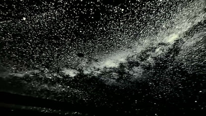 Galaxy nebula band projected on ceiling