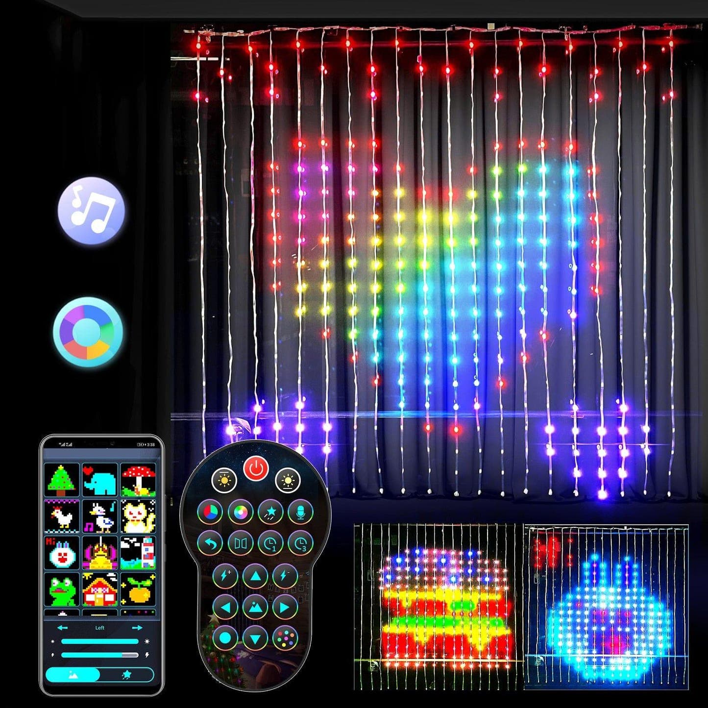 ColourCascade LightFall Lights™ — view 2