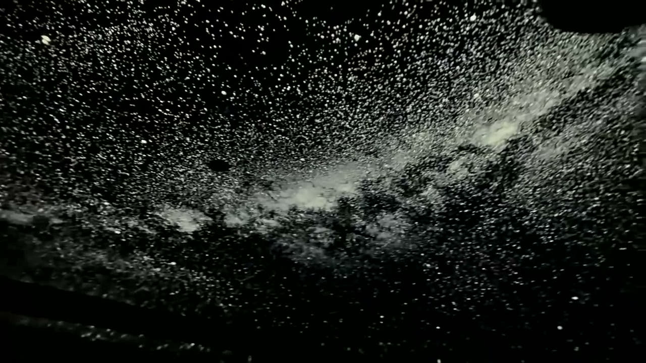 Stars projected over a dark room