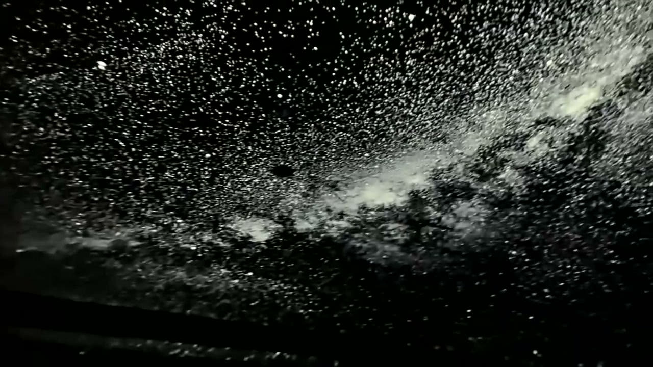 Dense starfield galaxy projection