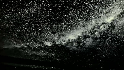Dense starfield galaxy projection