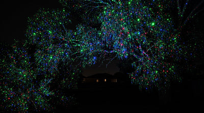 HighBright™ Spectra – Tri-Colour Garden Laser Light Projector (Red, Green & Blue)