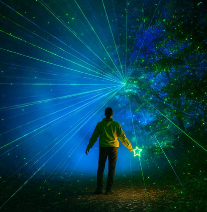 HighBright™ Professional Garden Laser Light — Blue & Green - view 10