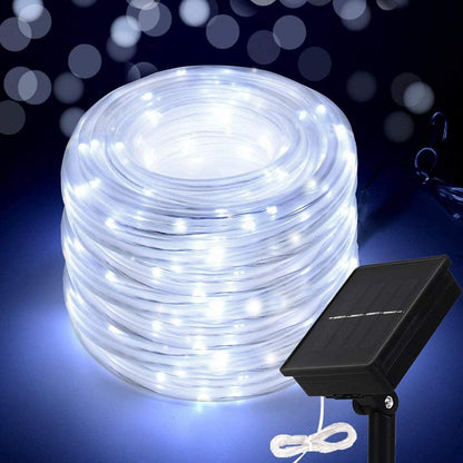 Solar Powered White Led Rope Light — view 4