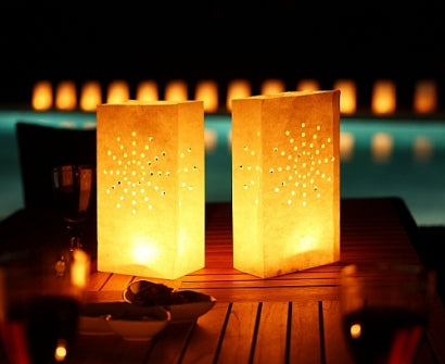 Beautiful Candle Bag Lanterns (10pcs) — view 1