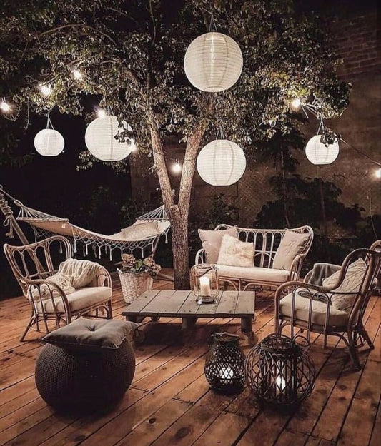 White Paper Lanterns 10 Pack — view 1