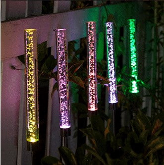 2 Solar-Powered LED Color Changing Hightbright™ Bubble Lights — view 4