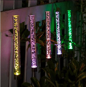 2 Solar-Powered LED Color Changing Hightbright™ Bubble Lights
