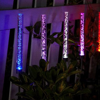 2 Solar-Powered LED Color Changing Hightbright™ Bubble Lights — view 5