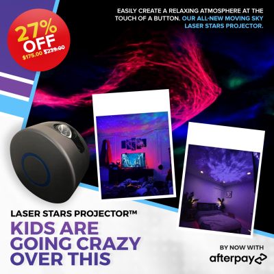 Laser Stars Projector™ — Indoor Galaxy Night Light Projector — view 8