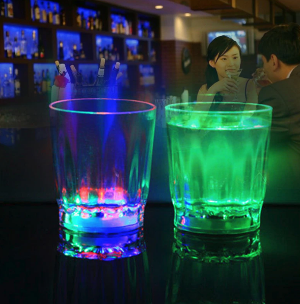 Led best sale shot glasses