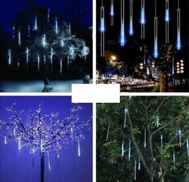 Amazing Falling Rain Lights — view 1
